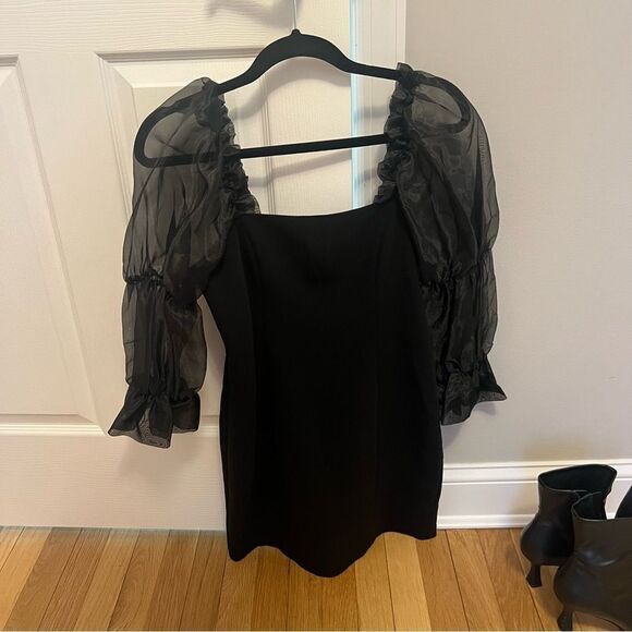 Amanda UpRichard Tia Dress in in Black - Picture 5 of 8